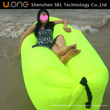 2016 Inflatable Sofa Nylon Air Sofa Banana Sleeping Bag